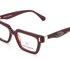 Enni Marco 🇮🇹 Rectangle ( Made in Italy ) Women Optical Frames