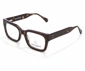 Enni Marco 🇮🇹 Square ( Made in Italy ) Men Optical Frames - نضاره دوت كوم | رقم 1 للنظارات الأصليه في مصر