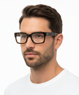Enni Marco 🇮🇹 Square ( Made in Italy ) Men Optical Frames - نضاره دوت كوم | رقم 1 للنظارات الأصليه في مصر