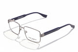Enni Marco 🇮🇹 Rectangle ( Made in Italy ) Men Optical Frames - نضاره دوت كوم | رقم 1 للنظارات الأصليه في مصر