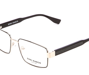 Enni Marco 🇮🇹 Rectangle ( Made in Italy ) Men Optical Frames