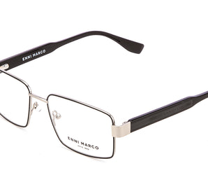 Enni Marco 🇮🇹 Rectangle ( Made in Italy ) Men Optical Frames