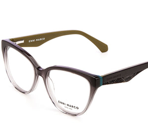Enni Marco 🇮🇹 Cat Eye ( Made in Italy ) Women Optical Frames - نضاره دوت كوم | رقم 1 للنظارات الأصليه في مصر