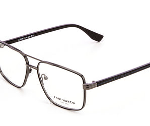 Enni Marco 🇮🇹 ( Made in Italy ) Square Men's Optical Frame