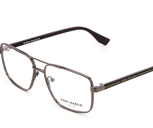 Enni Marco 🇮🇹 ( Made in Italy ) Square Men's Optical Frame