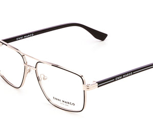 Enni Marco 🇮🇹 ( Made in Italy ) Square Men's Optical Frame