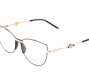 Enni Marco 🇮🇹 ( Made in Italy ) Cat Eye Women's Optical Frame Rimless