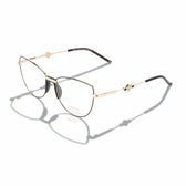 Enni Marco 🇮🇹 ( Made in Italy ) Cat Eye Women's Optical Frame Rimless - نضاره دوت كوم | رقم 1 للنظارات الأصليه في مصر