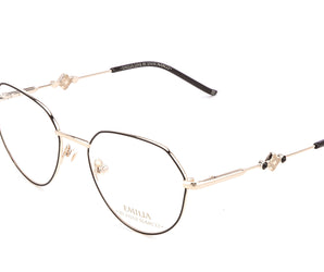 Enni Marco 🇮🇹 ( Made in Italy ) Round Women's Optical Frame