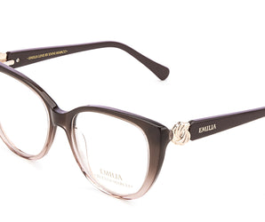 Enni Marco 🇮🇹 ( Made in Italy ) Cat Eye Women's Optical Frame Rimless