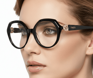 Enni Marco 🇮🇹 ( Made in Italy ) Cat Eye Women's Optical Frame - نضاره دوت كوم | رقم 1 للنظارات الأصليه في مصر