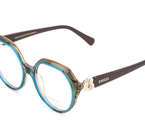 Enni Marco 🇮🇹 Round ( Made in Italy ) Women Optical Frames
