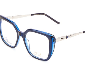 Enni Marco 🇮🇹 ( Made in Italy ) Square Women's Optical Frame