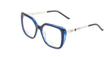 Enni Marco 🇮🇹 ( Made in Italy ) Square Women's Optical Frame - نضاره دوت كوم | رقم 1 للنظارات الأصليه في مصر