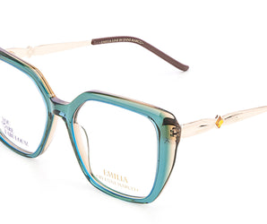 Enni Marco 🇮🇹 Square ( Made in Italy ) Women Optical Frames