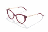 Enni Marco 🇮🇹 ( Made in Italy ) Cat Eye Women's Optical Frame - نضاره دوت كوم | رقم 1 للنظارات الأصليه في مصر