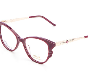 Enni Marco 🇮🇹 ( Made in Italy ) Cat Eye Women's Optical Frame Rimless