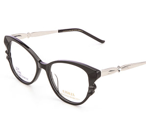 Enni Marco 🇮🇹 ( Made in Italy ) Cat Eye Women's Optical Frame Rimless