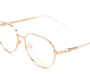 Enni Marco 🇮🇹 Round ( Made in Italy ) Women Optical Frames