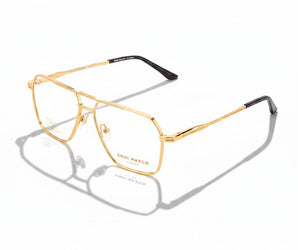Enni Marco 🇮🇹 Square ( Made in Italy ) Men Optical Frames - نضاره دوت كوم | رقم 1 للنظارات الأصليه في مصر