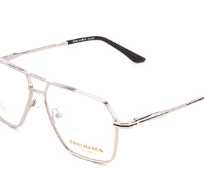 Enni Marco 🇮🇹 Square ( Made in Italy ) Men Optical Frames
