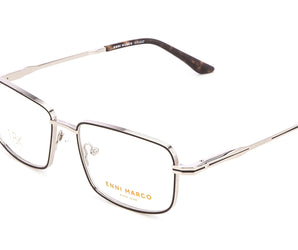 Enni Marco 🇮🇹 Square ( Made in Italy ) Men Optical Frames