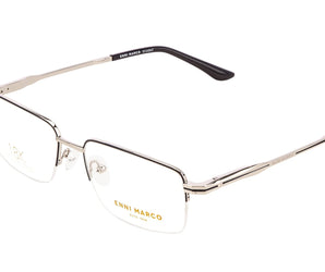 Enni Marco 🇮🇹 ( Made in Italy ) Aviator Men's Optical Frame - نضاره دوت كوم | رقم 1 للنظارات الأصليه في مصر