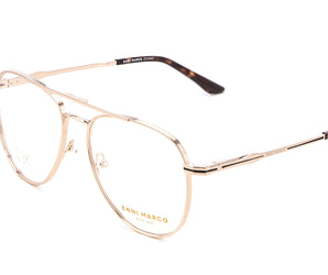 Enni Marco 🇮🇹 ( Made in Italy ) Aviator Men's Optical Frame