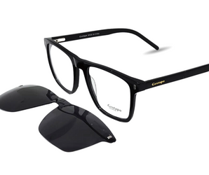 Gestapo Square Men Clip on Polarized