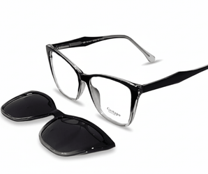 Gestapo Cat Eye Optical Women Clip on Polarized - نضاره دوت كوم | رقم 1 للنظارات الأصليه في مصر