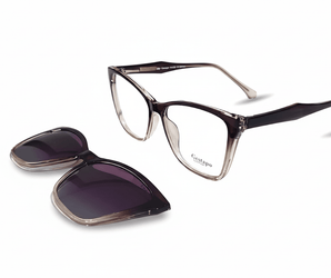 Gestapo Cat Eye Optical Women Clip on Polarized - نضاره دوت كوم | رقم 1 للنظارات الأصليه في مصر