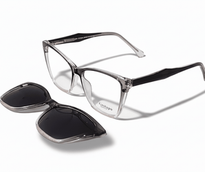 Gestapo Cat Eye Women Clip on Polarized - نضاره دوت كوم | رقم 1 للنظارات الأصليه في مصر