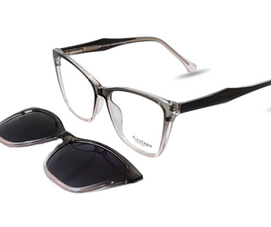 Gestapo Cat Eye Women Clip on Polarized