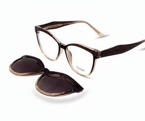 Gestapo Cat Eye Optical Women Clip on Polarized - نضاره دوت كوم | رقم 1 للنظارات الأصليه في مصر