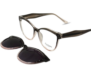 Gestapo Cat Eye Women Clip on Polarized