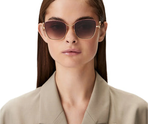 Baldinini 🇮🇹 Square Gold 18 karat ( Made in Italy ) Women's Sunglasses(UV)