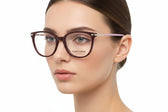 Mario Rossi 🇮🇹 ( Made in Italy ) Cat Eye Women's Optical Frames - نضاره دوت كوم | رقم 1 للنظارات الأصليه في مصر