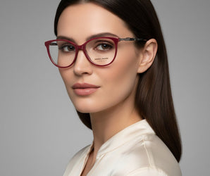 🇮🇹 Mario Rossi 🇮🇹 ( Made in Italy ) Round Women's Optical Frame - نضاره دوت كوم | رقم 1 للنظارات الأصليه في مصر