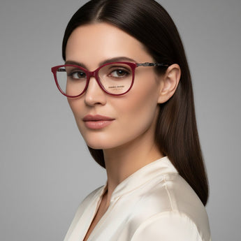 🇮🇹 Mario Rossi 🇮🇹 ( Made in Italy ) Round Women's Optical Frame - نضاره دوت كوم | رقم 1 للنظارات الأصليه في مصر