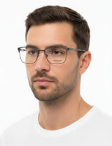 Mario Rossi 🇮🇹 ( Made in Italy ) Square Men's Optical Frames - نضاره دوت كوم | رقم 1 للنظارات الأصليه في مصر