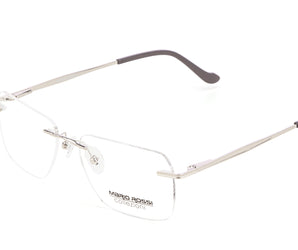 Mario Rossi 🇮🇹 ( Made in Italy ) Square Men's Optical Frames Rimless