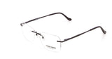 Mario Rossi 🇮🇹 ( Made in Italy ) Square Men's Optical Frames Rimless - نضاره دوت كوم | رقم 1 للنظارات الأصليه في مصر