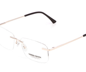 Mario Rossi 🇮🇹 ( Made in Italy ) Square Men's Optical Frames Rimless