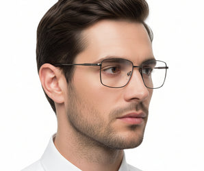 Mario Rossi 🇮🇹 ( Made in Italy ) Square Men's Optical Frames - نضاره دوت كوم | رقم 1 للنظارات الأصليه في مصر