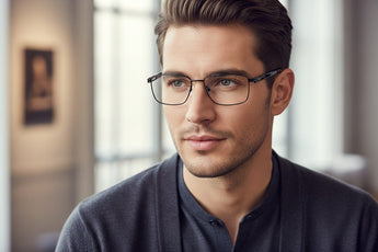 Mario Rossi 🇮🇹 ( Made in Italy ) Square Men's Optical Frames - نضاره دوت كوم | رقم 1 للنظارات الأصليه في مصر