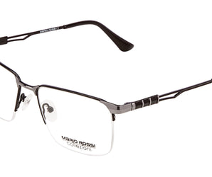 Mario Rossi 🇮🇹 ( Made in Italy ) Rectangle Men's Optical Frames half frame - نضاره دوت كوم | رقم 1 للنظارات الأصليه في مصر