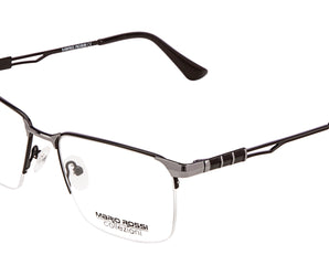 Mario Rossi 🇮🇹 ( Made in Italy ) Rectangle Men's Optical Frames half frame