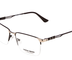 Mario Rossi 🇮🇹 ( Made in Italy ) Rectangle Men's Optical Frames  half frame