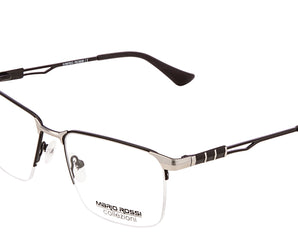 Mario Rossi 🇮🇹 ( Made in Italy ) Rectangle Men's Optical Frames  half frame
