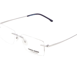 Mario Rossi 🇮🇹 ( Made in Italy ) Square Men's Optical Frames Rimless - نضاره دوت كوم | رقم 1 للنظارات الأصليه في مصر